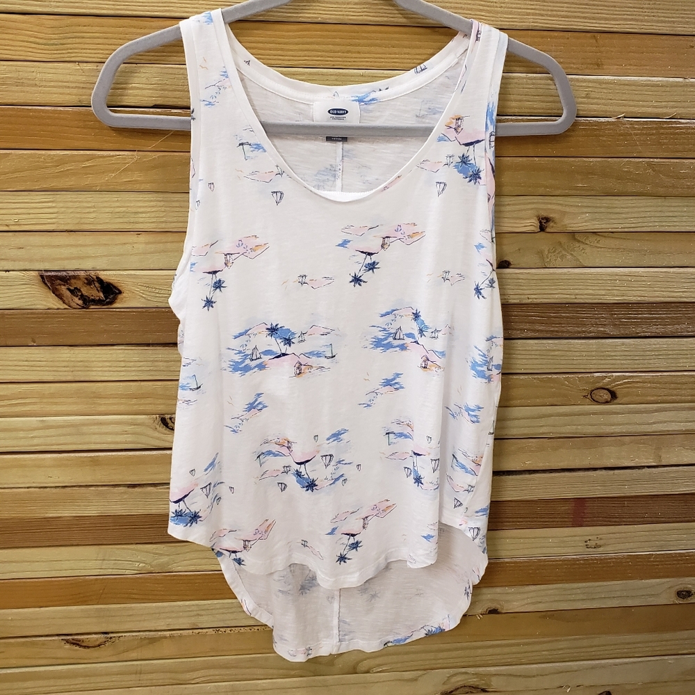 Old Navy Tank Hi-Li Hem Women's M